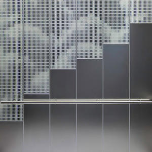 LEVELe-108 Elevator Interior shown with upper panels in ViviGraphix Spectra