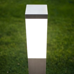 Rincon Bollard shown in Stainless Steel with Satin finish