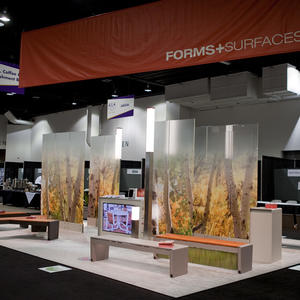 Forms+Surfaces booth at the 2014 ASLA Annual Meeting &amp; EXPO