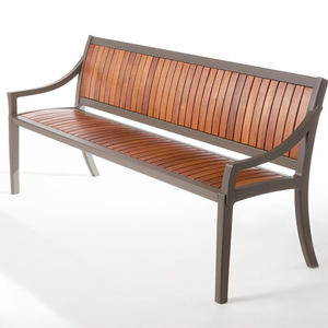 Cordia Bench shown in 6 foot, backed configuration with FSC® 100% Jatoba wood