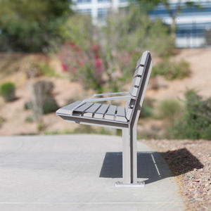 Knight Bench shown in 6 foot, backed configuration