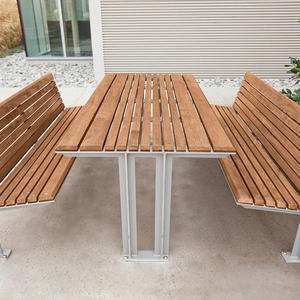  Knight Table Ensemble shown in backed configuration with Aluminum Texture powde