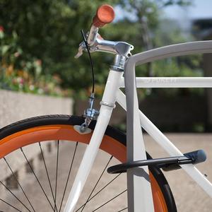 Twist Bike Rack shown with Aluminum Texture powdercoat