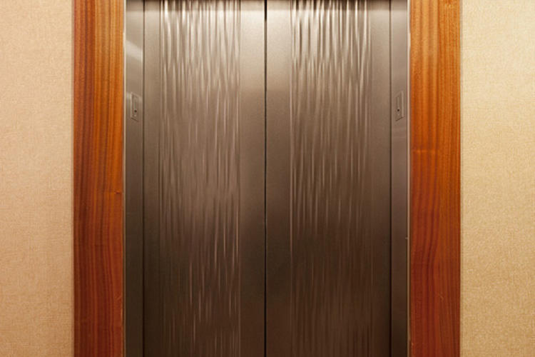 Fused Metal Elevator Doors