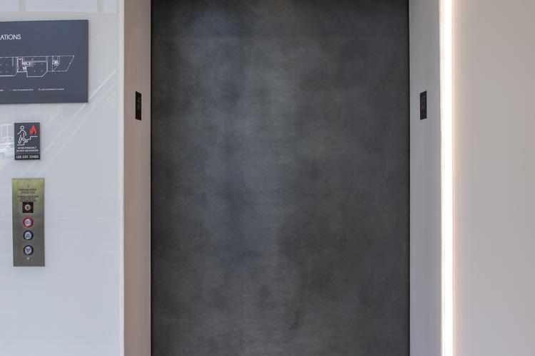 Elemental Metal Elevator Doors