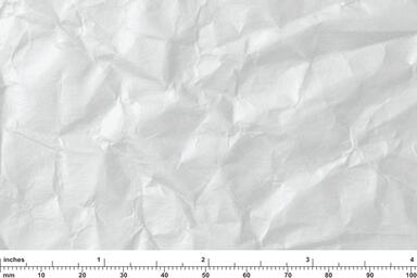 Bonded Quartz, White, shown in Crinkle pattern