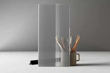 ViviGraphix Gradiance glass in View configuration with Ascension pattern