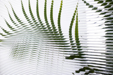 CastGlass Profile Monolithic glass in Corduroy texture