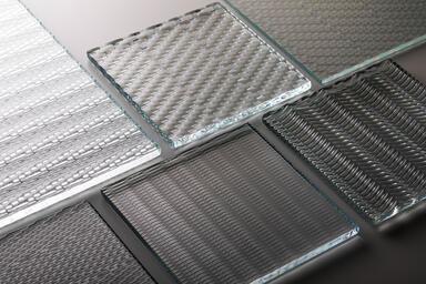 CastGlass Intervals Monolithic glass textures