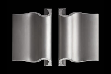 Wave model WAD1833-08 shown in Clear Matte Aluminum (302). Size shown: 8" c.c.