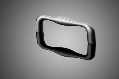 Cadence model DPC7551-04 cabinet pull shown in Satin Stainless Steel (US32D).