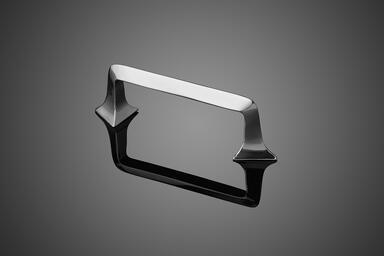 Sweep model SWC1700-04 cabinet pull shown in Polished Stainless Steel (US32).