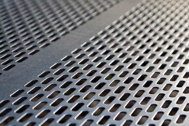 Ratio Bench seat detail in Satin Stainless Steel