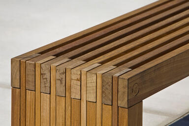 Hudson Bench with FSC&reg; 100% hardwood slats
