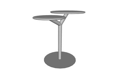 Bistro Table, frame with Stainless Steel finish