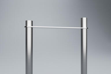 Eleven Bike Rack with all elements in stainless steel with Satin finish