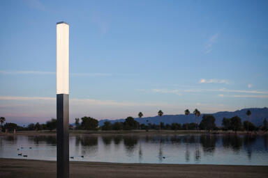 Rincon Pedestrian Lighting in Stainless Steel with Satin finish