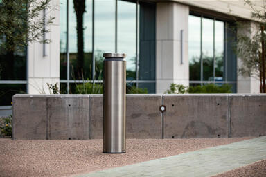 Helio M30/K4 Security Bollard, Series 900 in Stainless Steel with Satin finish
