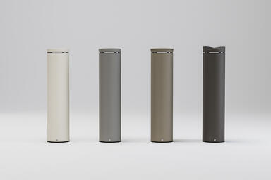 Cyrca M30-P1/K4 Security Bollards with Standard, Flare, Doric and Rift caps