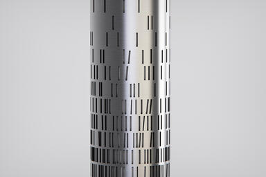 Light Column Bollard shown with 360 degree Scale Shield