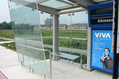 Custom Powdercoated Stainless Steel bus shelter and Transit Seating