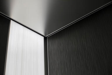 LEVELe-101 Elevator Interior with customized panel layout