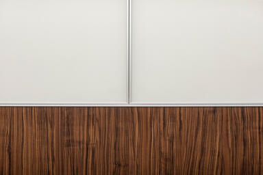LEVELe-106 Elevator Interior with panels in ViviChrome Chromis glass 