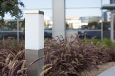Rincon Bollard shown in Stainless Steel with Satin finish