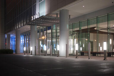 Light Column Bollards at BBVA Compass Plaza, Houston, Texas