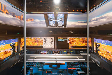 LEVELe-105 Elevator Interior: Customized panel layout. ViviSpectra Spectrum.