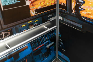 LEVELe-105 Elevator Interior: Customized panel layout. ViviSpectra Spectrum.