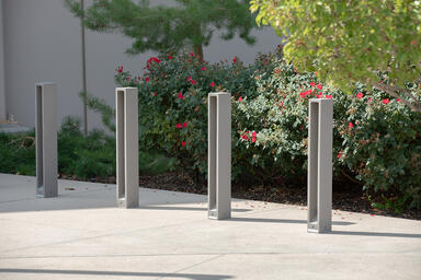 Capitol Bike Racks with Argento Texture powdercoat at doTERRA Corporate Campus