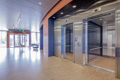 LEVELe-108 Elevator Interiors with customized panel layout