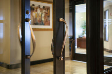 Allegro Door Pulls in Oil-Rubbed Bronze at Interior Design Associates, Inc.