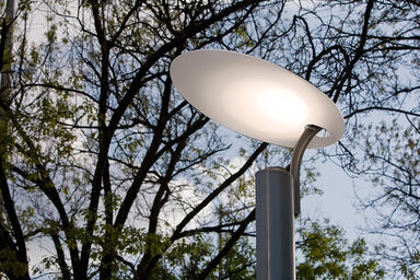 3Rivers Pedestrian Lighting shown with custom powdercoat color