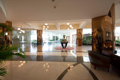 Columns in Fused Bronze with Mirror finish at Radisson Salem Hotel, Tamil Nadu