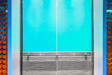 LEVELe-105 Elevator Interiors with Capture panels in Bonded Aluminum