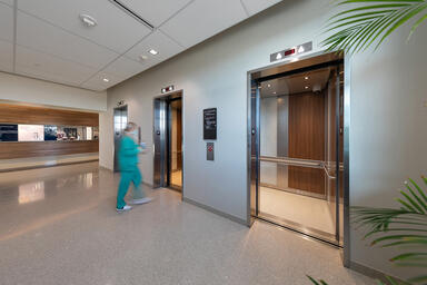 LEVELe-101 Elevator Interiors; Capture panels in ViviGraphix Graphica glass