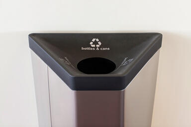 Triad Litter &amp; Recycling Receptacles shown in 24-gallon config