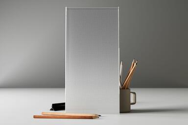 ViviGraphix Gradiance glass in Reflect configuration with Dot Mini Fade pattern 