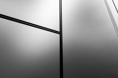 LEVELr Elevator Interior; reveal fins in Matte Black