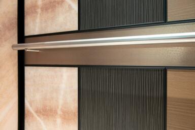 LEVELe-101A Elevator Interior with customized panel layout; Capture panels 